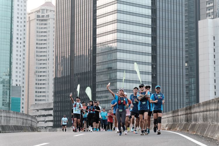 Race photo from Lari Bareng Yuk!