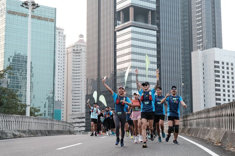 Race photo from Lari Bareng Yuk!