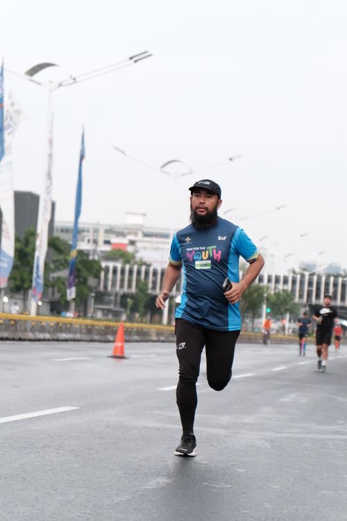 Race photo from Road to BAF Lions Run 2024