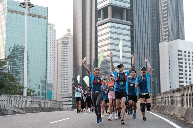Race photo from Lari Bareng Yuk!