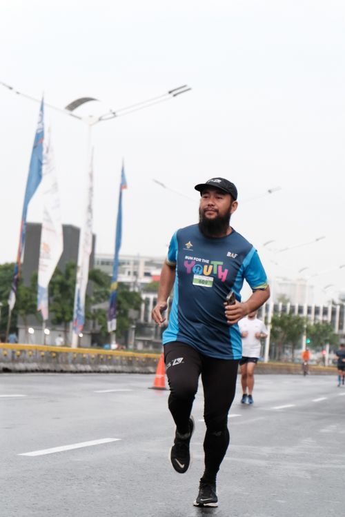 Race photo from Road to BAF Lions Run 2024