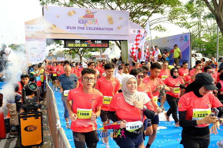 Race photo from CISANGKAN KBP CITY RUN 2025
