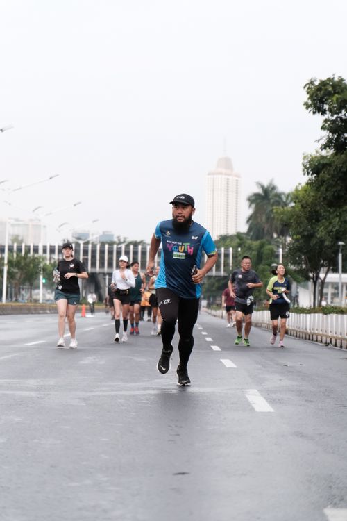 Race photo from Road to BAF Lions Run 2024