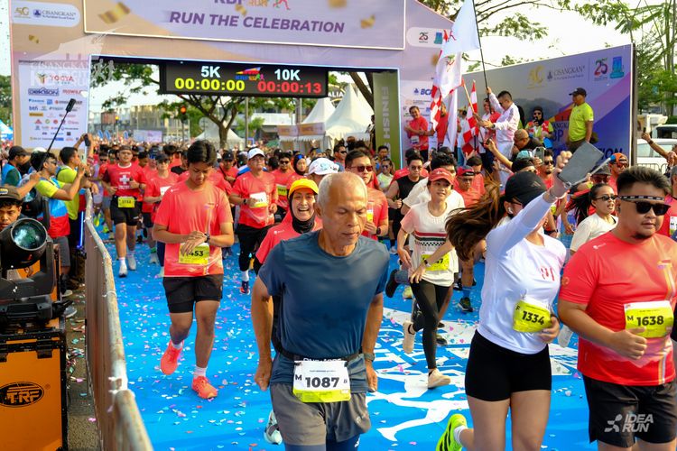 Race photo from CISANGKAN KBP CITY RUN 2025