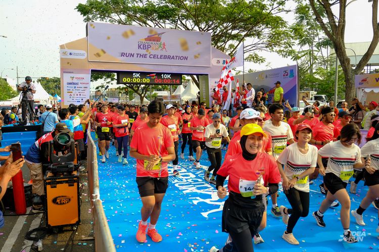 Race photo from CISANGKAN KBP CITY RUN 2025