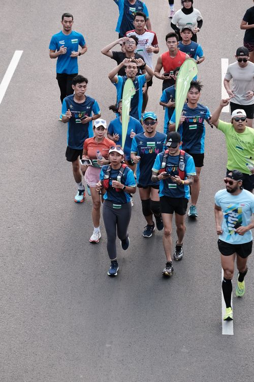 Race photo from Lari Bareng Yuk!