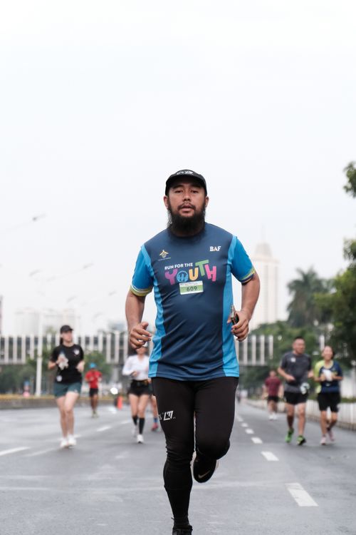 Race photo from Road to BAF Lions Run 2024