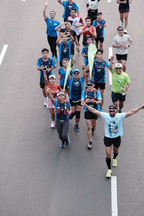 Race photo from Lari Bareng Yuk!