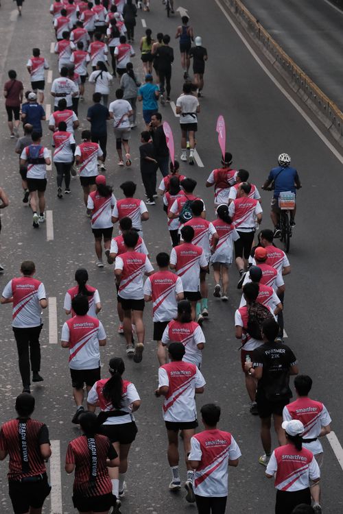 Race photo from Smartfren Run 2024 Vibes