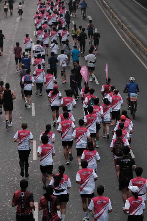 Race photo from Smartfren Run 2024 Vibes