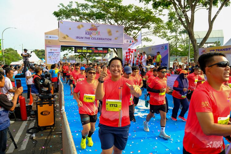 Race photo from CISANGKAN KBP CITY RUN 2025