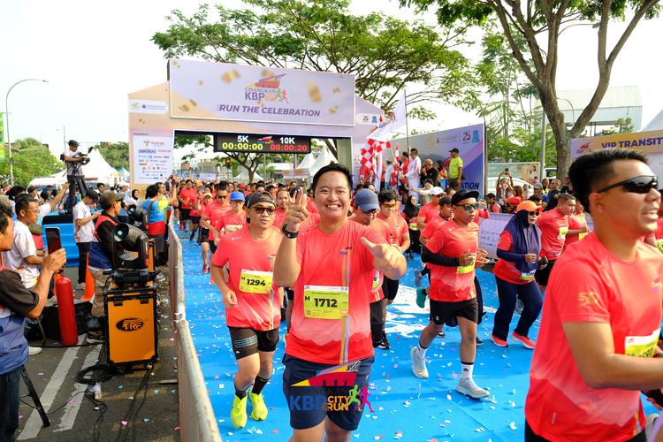 Race photo from CISANGKAN KBP CITY RUN 2025