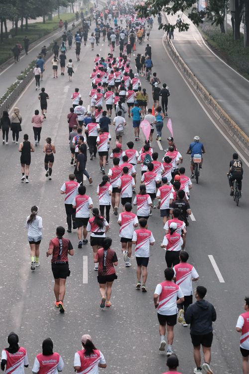 Race photo from Smartfren Run 2024 Vibes