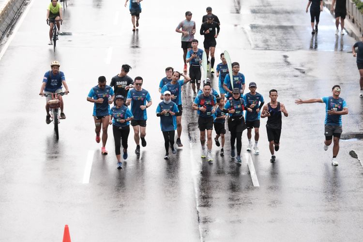 Race photo from Road to BAF Lions Run 2024