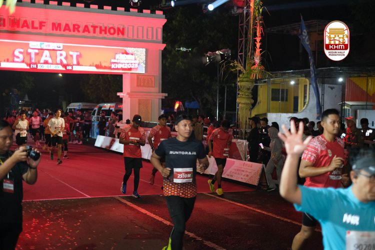 Race photo from Kediri Half Marathon 2025