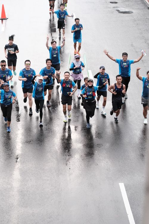 Race photo from Road to BAF Lions Run 2024