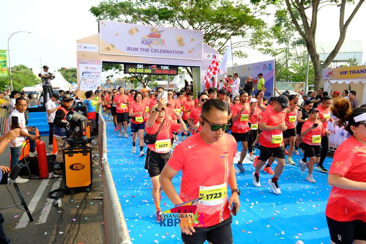 Race photo from CISANGKAN KBP CITY RUN 2025