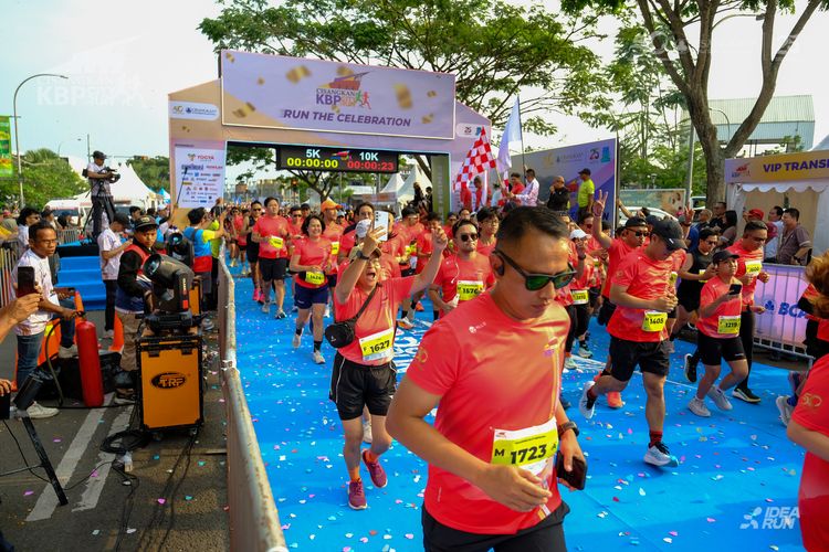 Race photo from CISANGKAN KBP CITY RUN 2025