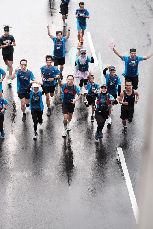Race photo from Road to BAF Lions Run 2024