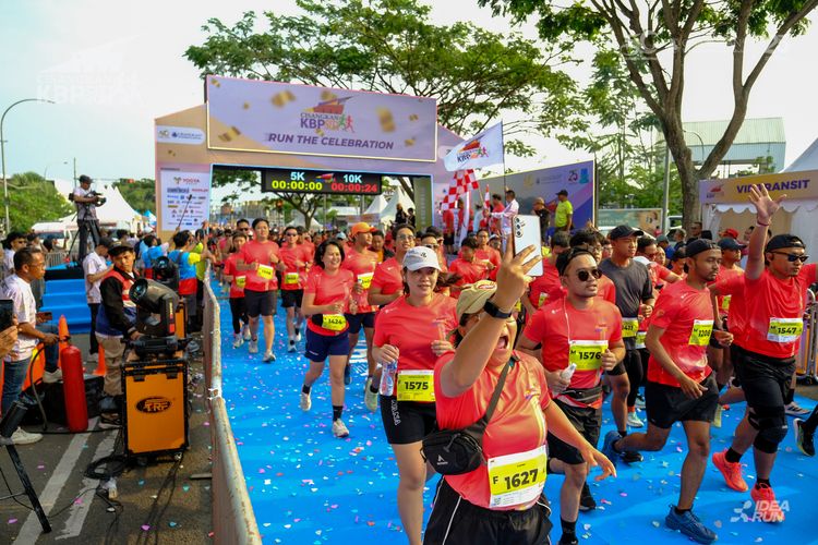 Race photo from CISANGKAN KBP CITY RUN 2025