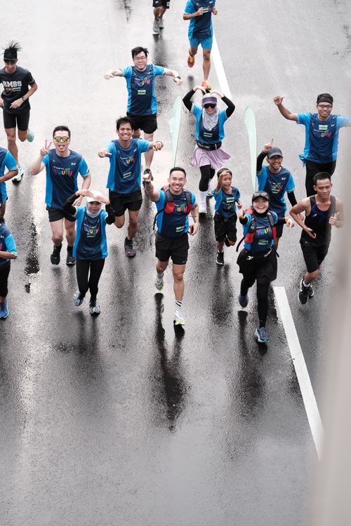 Race photo from Road to BAF Lions Run 2024