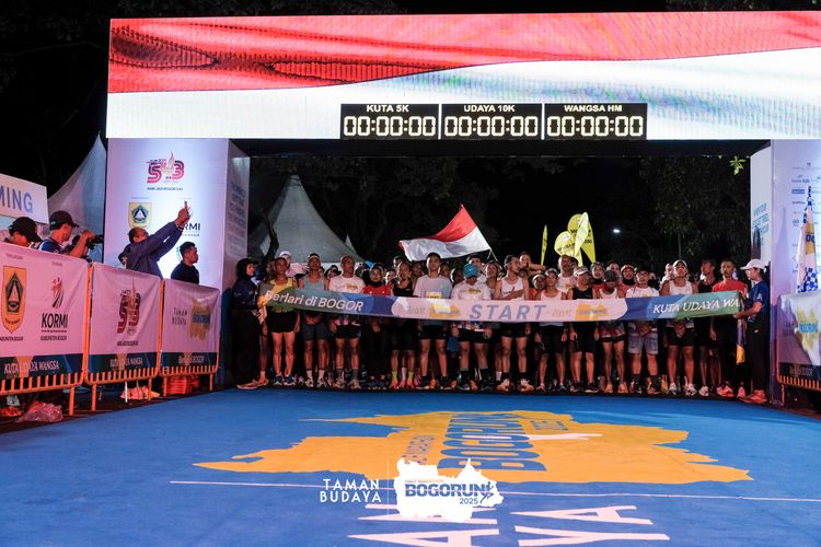 Race photo from Taman Budaya x BOGORUN 2025