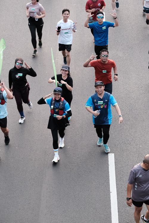 Race photo from Lari Bareng Yuk!