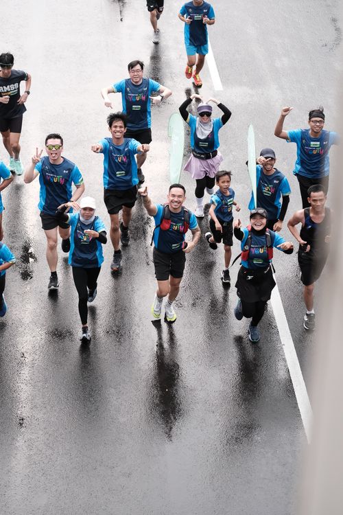 Race photo from Road to BAF Lions Run 2024
