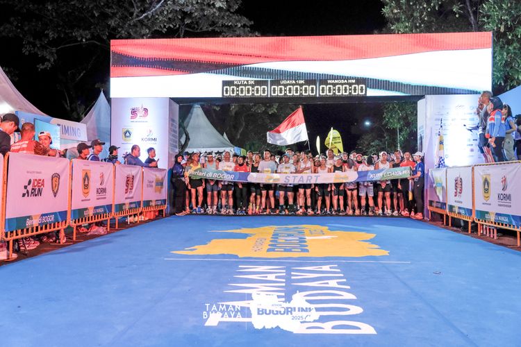 Race photo from Taman Budaya x BOGORUN 2025