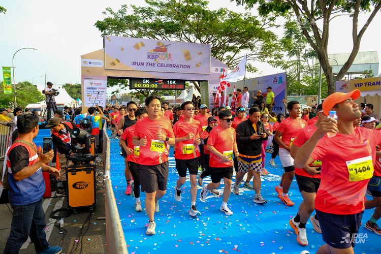 Race photo from CISANGKAN KBP CITY RUN 2025