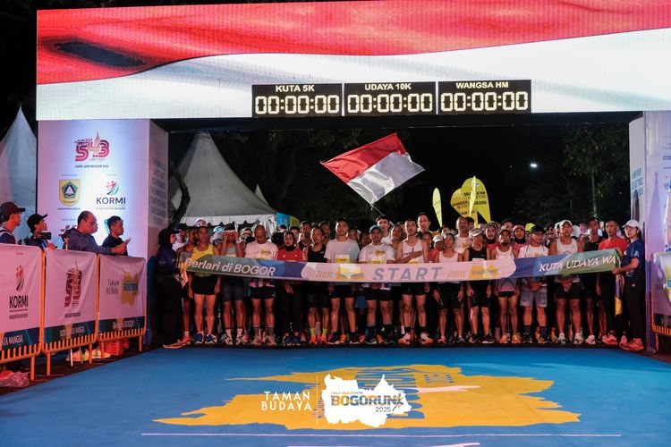 Race photo from Taman Budaya x BOGORUN 2025