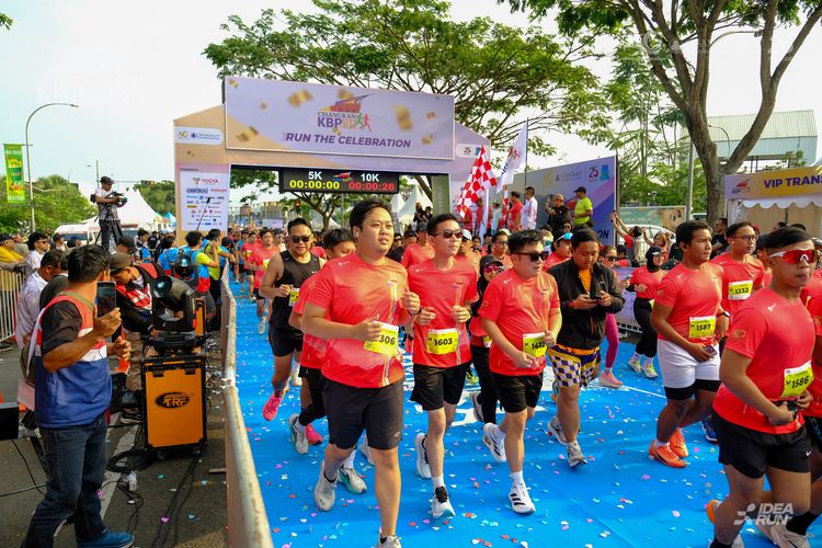 Race photo from CISANGKAN KBP CITY RUN 2025
