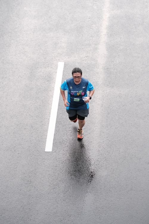 Race photo from Road to BAF Lions Run 2024