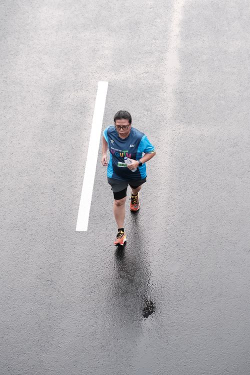 Race photo from Road to BAF Lions Run 2024