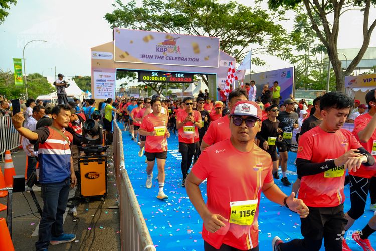 Race photo from CISANGKAN KBP CITY RUN 2025