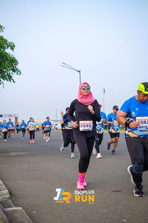 Race photo from ISOPlus Run 2024 Jakarta