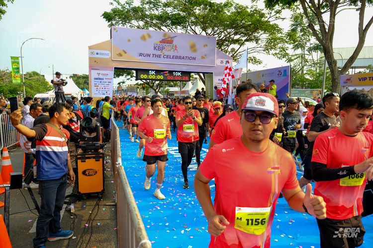 Race photo from CISANGKAN KBP CITY RUN 2025