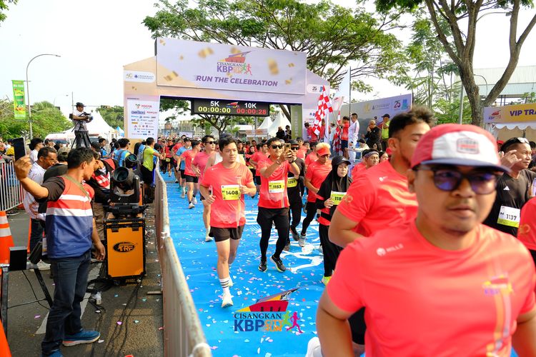 Race photo from CISANGKAN KBP CITY RUN 2025
