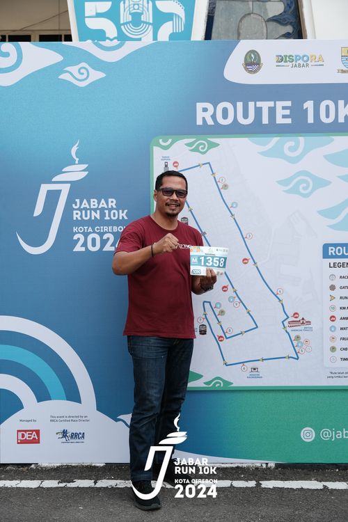 Race photo from Jabar Run 10K 2024