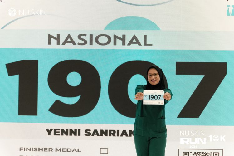 Race photo from Nu Skin Run 10K