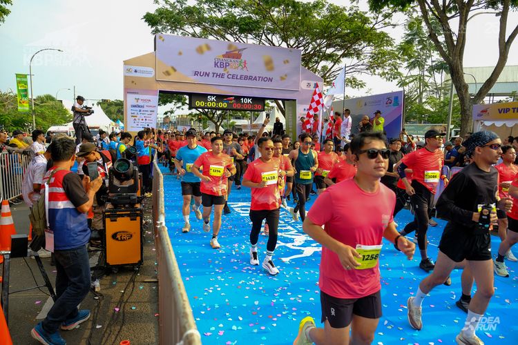 Race photo from CISANGKAN KBP CITY RUN 2025
