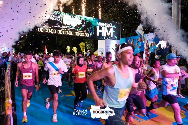 Race photo from Taman Budaya x BOGORUN 2025