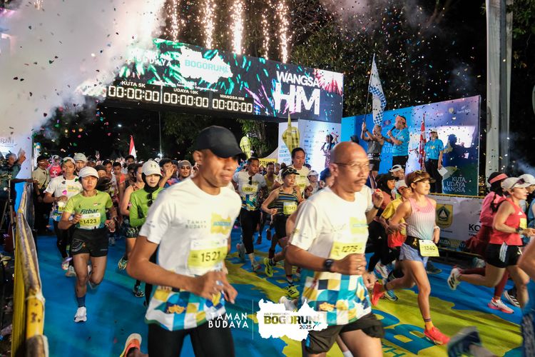 Race photo from Taman Budaya x BOGORUN 2025