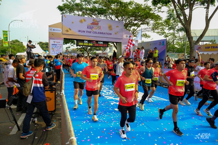 Race photo from CISANGKAN KBP CITY RUN 2025