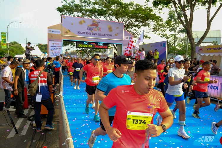Race photo from CISANGKAN KBP CITY RUN 2025