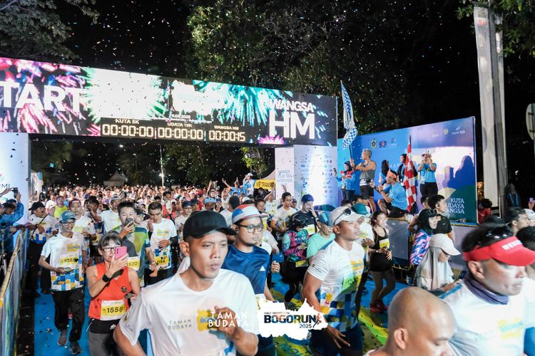 Race photo from Taman Budaya x BOGORUN 2025