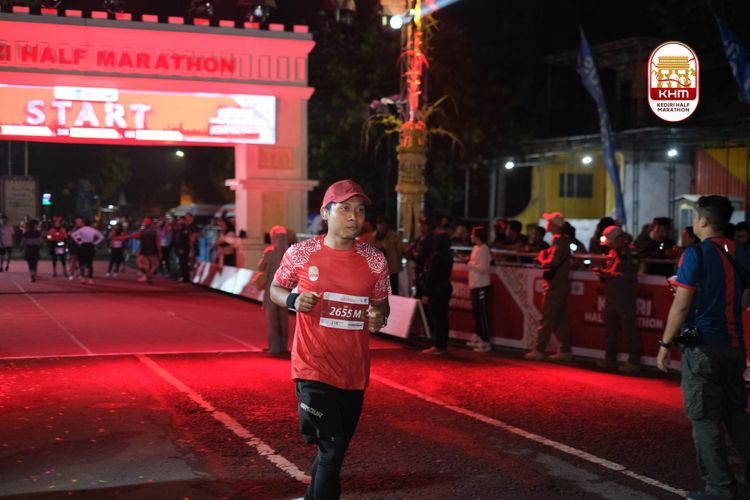 Race photo from Kediri Half Marathon 2025