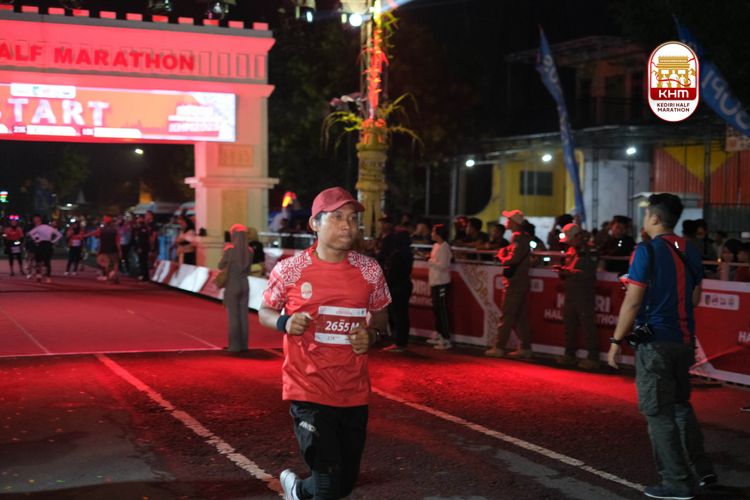 Race photo from Kediri Half Marathon 2025