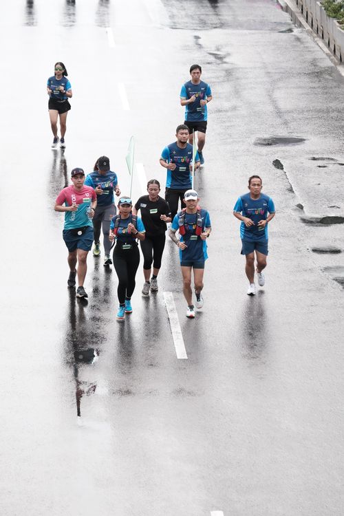 Race photo from Road to BAF Lions Run 2024