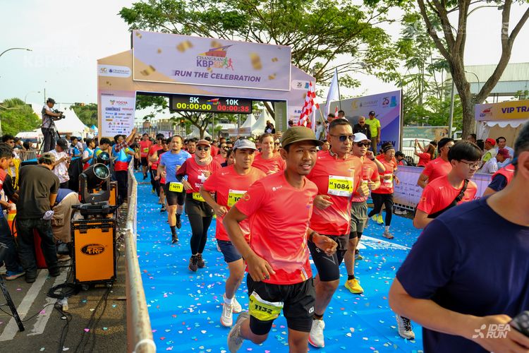 Race photo from CISANGKAN KBP CITY RUN 2025